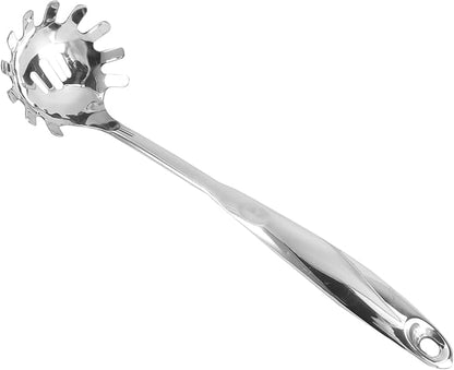Sturdy Noodles Serving Spoon Strainer 304 Stainless Steel for Safe Cooking and Easy Cleaning