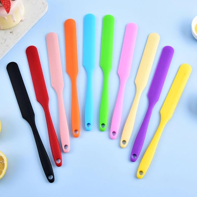 Jar Spatula, Silicone Jar Scraper with Long Handle, Heat Resistant Kitchen Spatulas, Jam Spreader for Peanut Butter Cake Cream Spatulas Mixing Scraper, Jar Blenders, Kitchen Must Have