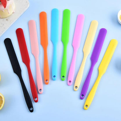 Jar Spatula, Silicone Jar Scraper with Long Handle, Heat Resistant Kitchen Spatulas, Jam Spreader for Peanut Butter Cake Cream Spatulas Mixing Scraper, Jar Blenders, Kitchen Must Have