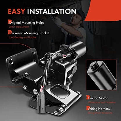 A-Premium Power Running Board Motor Assembly with Bracket Compatible with Ford Expedition & Lincoln Navigator 2015-2017, Fit 119.0 Inch Wheelbase, Left Driver Side, Replace# FL7Z16A507A, FL7Z-16A507-A