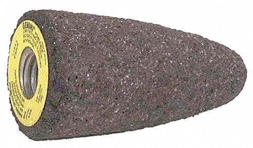 PLESIU Norton 1-34" Grinding Cone, 3" Thickness, Aluminum Oxide, 24 Grit, 58-11 Arbor Size