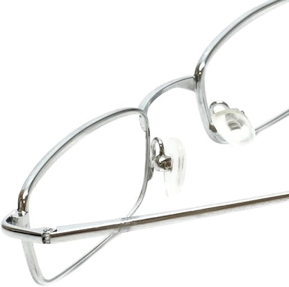 Calabria Reading Glasses - R753 Shiny Silver 5.00