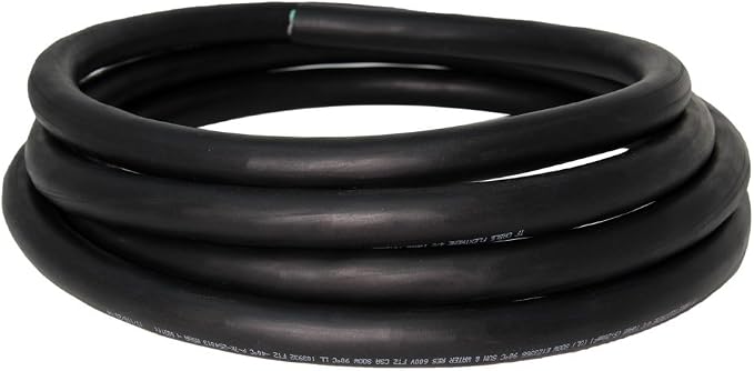 Wire Cord, 50 Ft, Rubber Coated, 10 Gauge, 4 Conductor (10/4) 600v SOOW