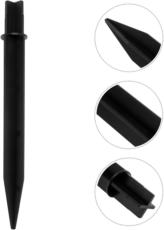5Pcs Reinforced Ground Spikes, Replacement Stakes for Solar Lights, Plastic Stakes for Pathway Garden Yard Lights Outdoor Lawn 0.78" x 8"