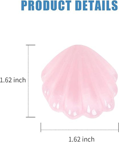 WeKen Women Pink Sunglasses+Shell Necklace+Pink Shell Shape Earrings+Pink Bracelet Set Costume Dress Up Accessories for Women 4 Piece (Wig not Included)