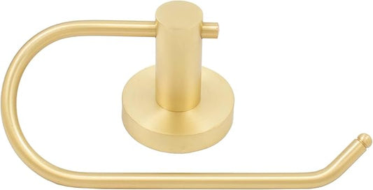 Stone Harbor Hardware Zurich Euro Paper Holder, Satin Brass