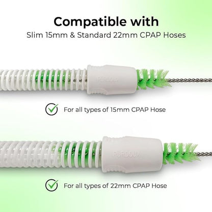 Purslim 6ft CPAP Hose Brush, CPAP Cleaner for Standard 22mm & Slim 15mm CPAP Hoses, CPAP Supplies and CPAP Accessories for CPAP Machines