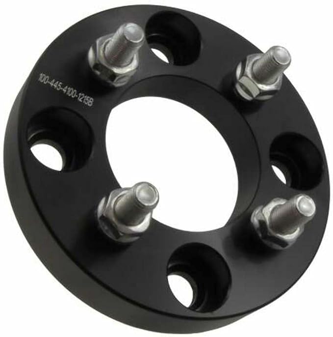 4x100 1 inch Wheel Spacers adapters 4 Lug 4x100mm to 4x100mm 12x1.5 Studs 60.1mm Compatible with for Honda Fit for Honda Civic for Honda for Accord (1 pcs)