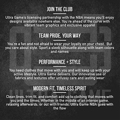 Ultra Game Men’s NBA Official Super Soft Players T-Shirt