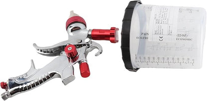 HighPerformance HVLP Automotive Paint Spray Kit - Compact, Adjustable Nozzle Sizes - Auto Spray Torch Kit with G1/4 Air Inlet for Auto Repairs