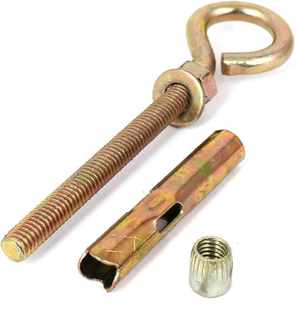 Wall Concrete Brick Expansion Screws Closed Hook Anchor Bolt 8mm Dia Punch 6 Pcs (Color : Multiple Colors)