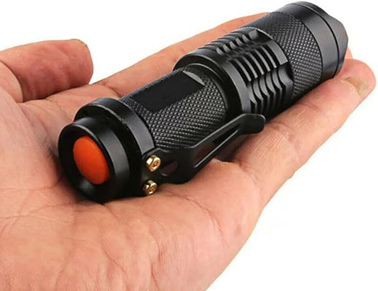 HEPBAK Torch Flashlight Small Tacticals Waterproof Handheld Mini Outdoor Tools Powerful LED 1000Lumens Camping Equipment