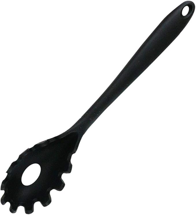 Silicone Spaghetti Server Scoops Pasta Noodles Creative Spoon Pasta Fork Shape Scoop Kitchen Utensil