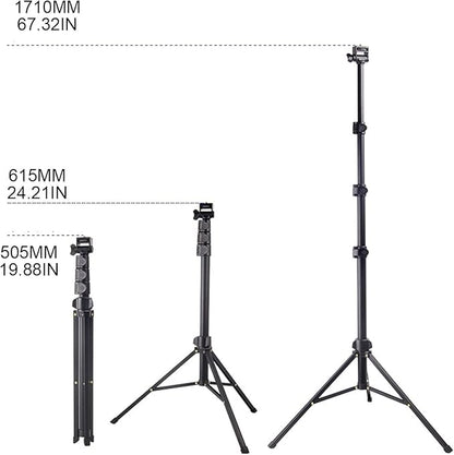 Phone Tripod Camera Stand Selfie Tripod LED Light Holder for Selfies Video Vlogging Live Streaming Phone Stand for Videos