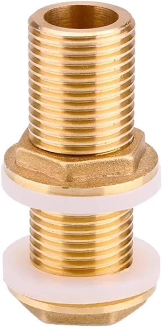 14" 38" 12" 34" BSP Male Full Therad Brass Pipe Fitting Water Tank Jointer Connector OROAOBOMT(BSP3I4 L 80mm)