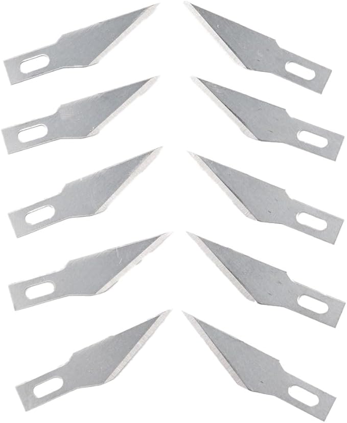 Craft County 11 Fine Point Replacement Blades Ai Fits All Type-A (K1) Utility Blade Handles!