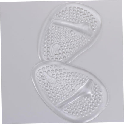 FRCOLOR 1pairs High Heel Massage Insoles Half Sole Inserts Skid Resistant for Women's Shoes Sandals