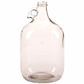 beautyfamily-z005644 1 gal Plate Clear Glass Jug, Small Carboy For Beer, Wine, Spirits and Cider