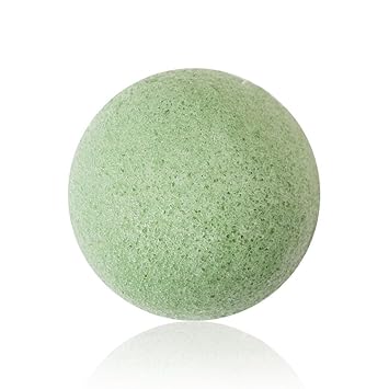 Natural Exfoliating Facial Sponge Makeup Remover Cleansing, Green
