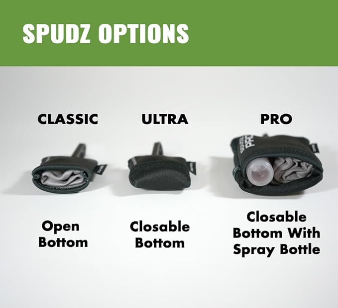 SPUDZ Ultra Variety Pack  Five 6" x 6" Microfiber Towels wNeoprene Pouches  Premium Microfiber Cleaning Cloths for Laptops, Lenses, Cameras, Screens, and More  5 Color Variety Pack (Outdoor)