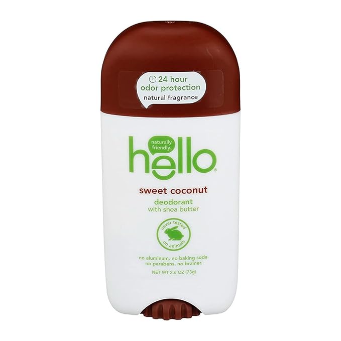 HELLO Sweet Coconut Deodorant, 2.6 OZ
