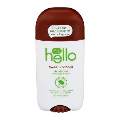 HELLO Sweet Coconut Deodorant, 2.6 OZ