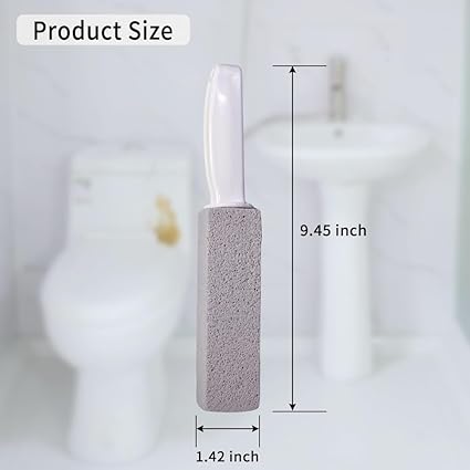 Pumice Stone for Toilet Cleaning, Pumice Cleaning Stone with Handle, Toilet Cleaner, Pumice Stone, Toilet Wand, Toilet Bowl Cleaner Brush, Toilet Brush
