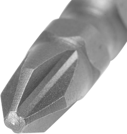 uxcell 10 Pcs PH2SL6 Magnetic Double Ended Screwdriver Bits, 14 Inch Hex Shank 2.56-inch Length S2 Power Tool