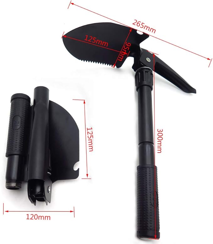 SMT- Multi-functional Military Folding Shovel Survival Spade Emergency Garden Camping