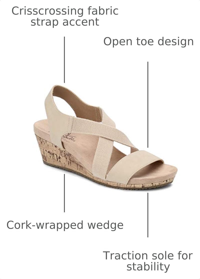 LifeStride Women's Mexico Wedge Sandal