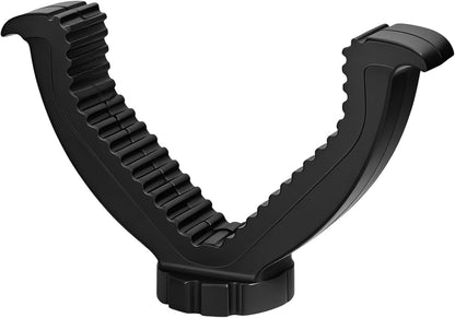 V Yoke Holder Shooting Rest, Tripod Shooting Portable V Yoke, Shooting Tripod Rifle Rest V Yoke Head for Outdoors Activities, Black