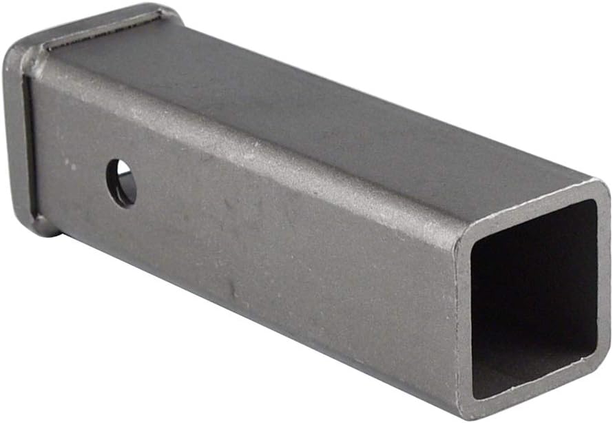 TOPTOW 64453-2 Trailer Hitch Receiver Tube 2-inch X 6-inch Length Storage Box, Weld on Raw Steel, 2 Packs