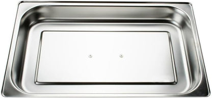 Soro Essentials- 8 Qt. Stainless Steel Chafer Dome Cover with Plastic Black Color Handle- Chafers and Buffet Warmer Cover for Catering Event Party Holiday Buffet Weddings Catering