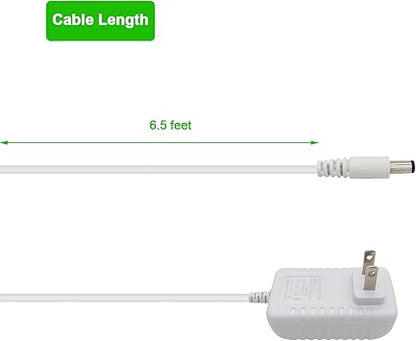Power Cord Replacement for IngenuityFisher Price Snugapuppy Baby Swing, 6V DCAC Adapter Charger