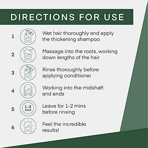 Cel Microstem Natural Hair Thickening Shampoo  Conditioner Set (2 x 8 fl oz)  Stem Cell Extract Anti Thinning Hair Loss Shampoo  Biotin Shampoo  Sulfate  Paraben Free - Suitable for Men  Women