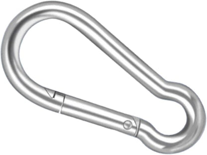 MarineNow Stainless Steel 316 Snap Hook Spring Loaded Link Carabiner Connector Marine Grade