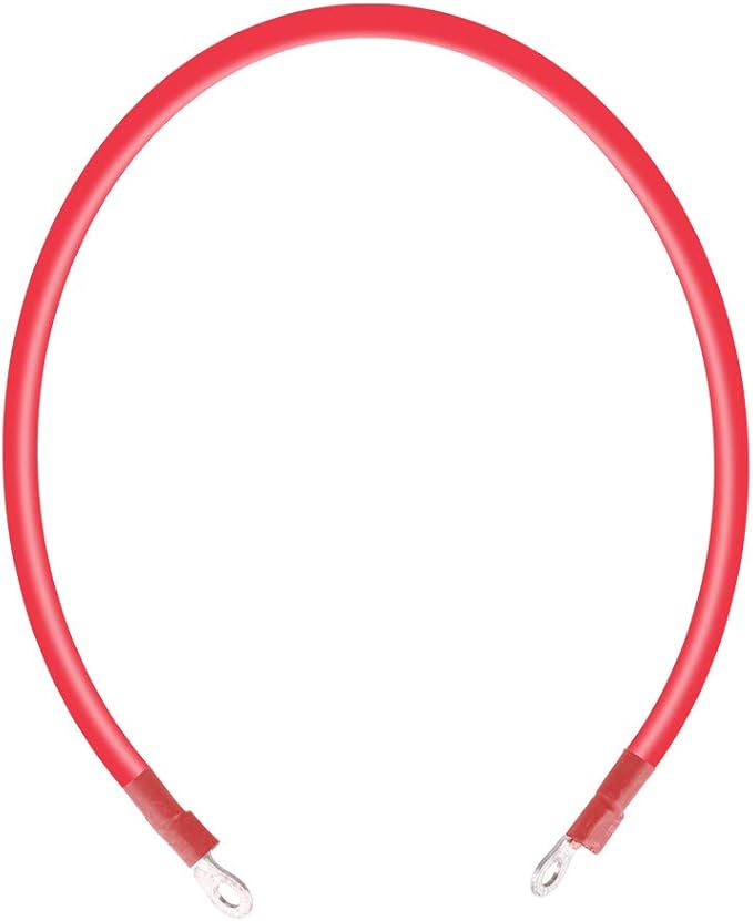 Renogy 2FT 8AWG ANL Fuse Cable with Double Ring Terminals for 3/8 in Lugs