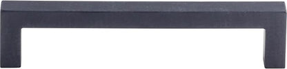 Top Knobs M1159 Nouveau III Collection 5-116" Square Bar Pull, Flat Black
