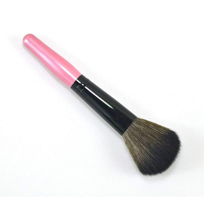 Wine Red Cosmetic Brush, Wood Handle Nylon Brush Head Foundation Face Blush Powder Contour Makeup Brush, Making Your Makeup Easier Foundation Brushes