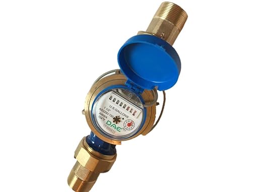 DAE AS320U-150P 1-12" Water Meter with Pulse Output, Measuring in Gallon  Coupling