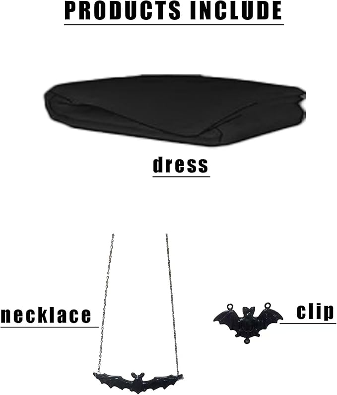 Halloween Addams Costume Dress Adult Women Cosplay Off Shoulder Maxi Long Sleeve Family Party Dresses