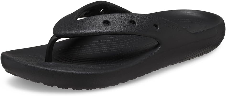Black, Crocs Unisex Adult Classic V2 Flip Flops