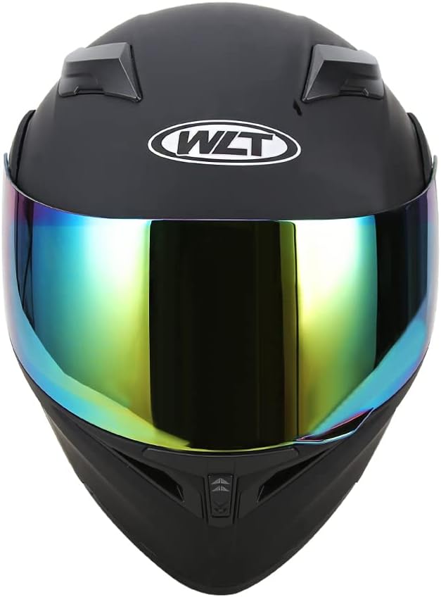 Adult Modular Motorcycle Full Face Helmet, DOT Approved Dual Visor Flip up Modular Motorcycle Helmet for Unisex Adult, Motorbike Street Bike ATV Helmet