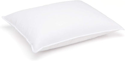 DOWNLITE Luxury White Goose Down Chamber Pillow - Hypoallergenic Feathers Surrounded by Down - Popular Hotel Style Pillow - King 20" x 36"