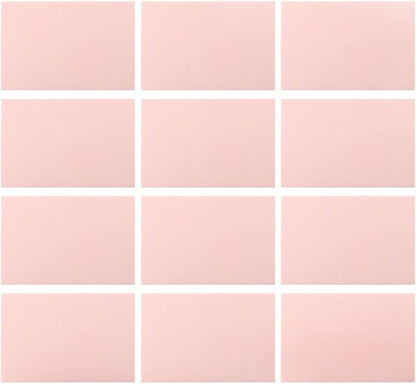 SGHUO 12pcs 4"x6" Pink Rubber Carving Blocks Linoleum Block Stamp Making Kit