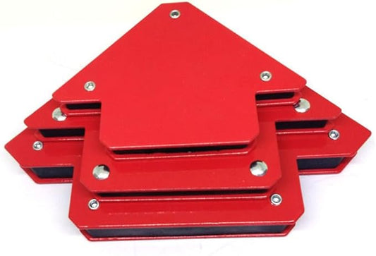 jojofuny Welding Angle Magnet 4pcs Positioner Arrow Shape High Strength Hold for 4590135 Degree Welding Soldering
