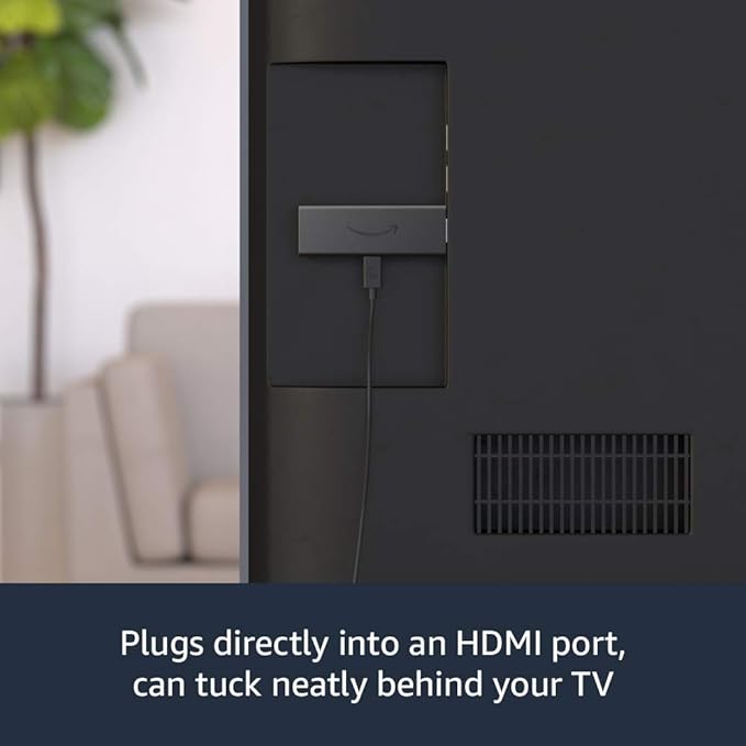 Fire TV Stick, sharp picture quality, fast streaming, free  live TV, Alexa Voice Remote with TV controls