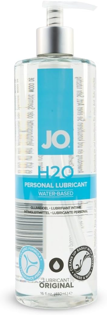 JO Original Water-Based Personal Lubricant, Lube for Men, Women and Couples, 16 Fl Oz