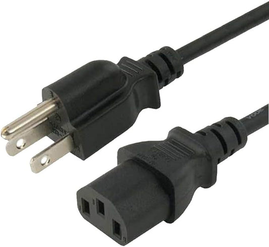 UpBright 3-Prong AC in Power Cord Cable Plug Compatible with ECOXGEAR EcoTrek GDI-EXTRK210 Stereo Bluetooth Speaker Rugged Waterproof Floating Portable Wireless 100 Watt 100W Smart Spk and PA System