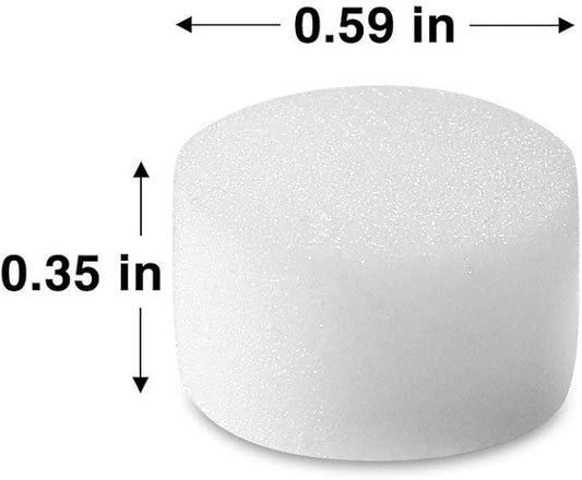 Nispira Replacement Sponges Air Filter Compatible with AdultKid Compressor System Cool Mist Inhaler Vaporizer, 12 Filters